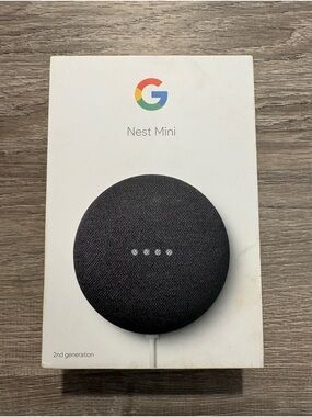 Google Nest Mini (2nd Gen) Smart Speaker - Charcoal